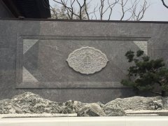 芝麻灰石材-背景墻